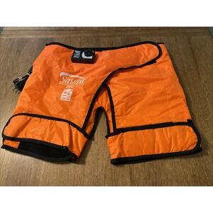 Vital Form Orange Adjustable Fit & Temp Dial Adult Weight Loss Sauna Pants